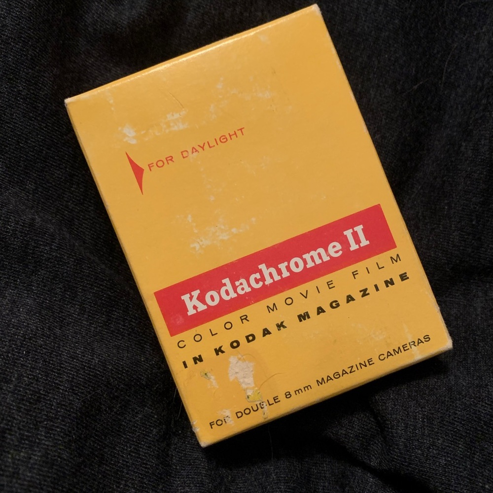 Kodachrome II Color Movie Film Double 8mm (25ft)